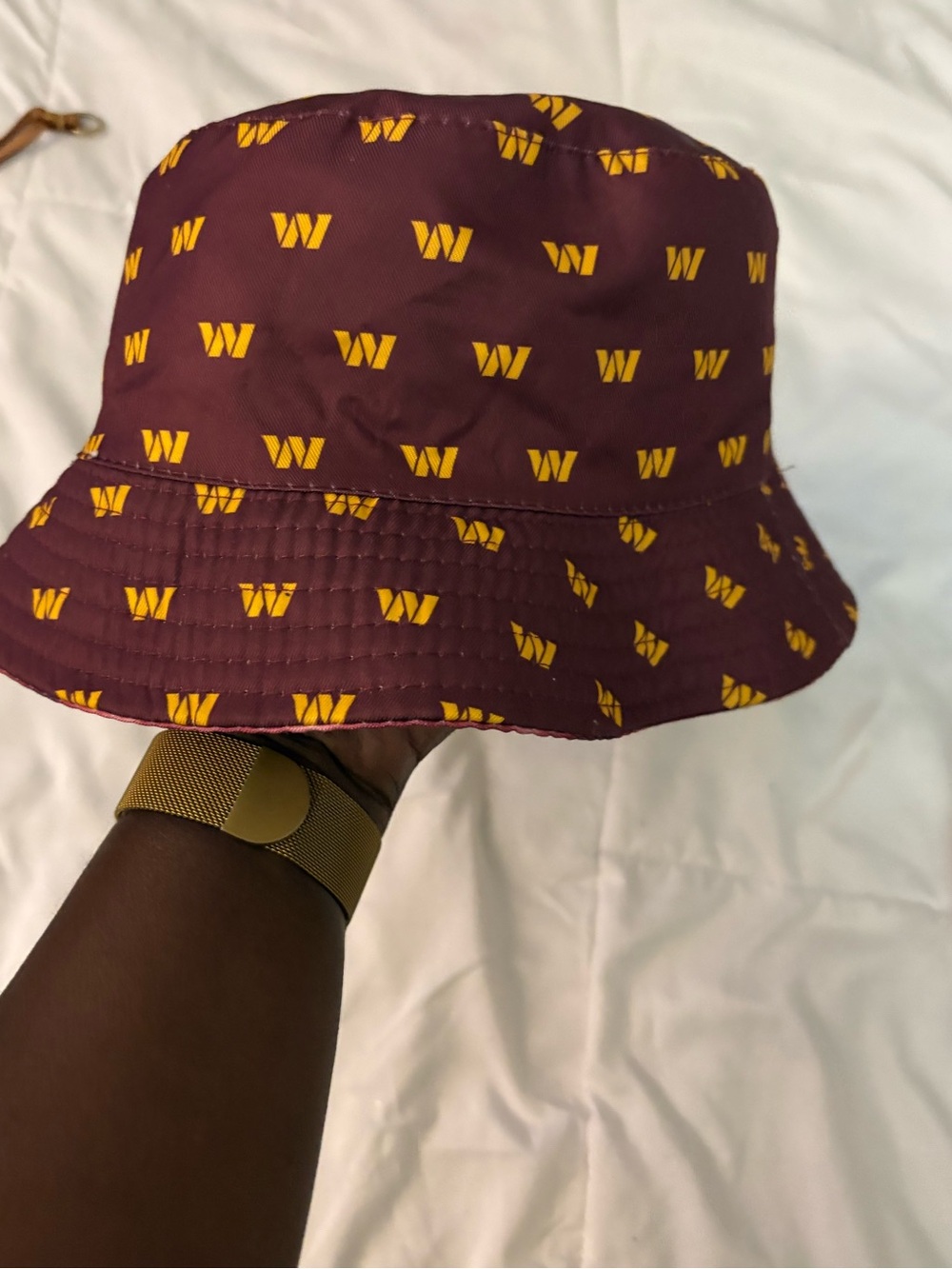 Commanders bucket hat reversible med/ large
